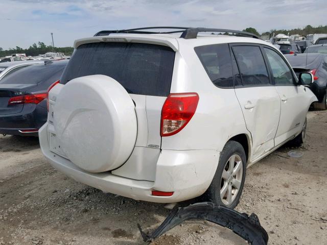 JTMBD31V385176127 - 2008 TOYOTA RAV4 LIMIT WHITE photo 4