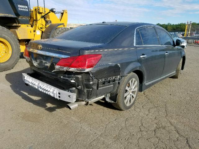 4T1BK3DB7BU403206 - 2011 TOYOTA AVALON BAS BLACK photo 4