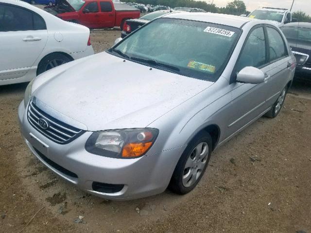 KNAFE222495594062 - 2009 KIA SPECTRA EX SILVER photo 2