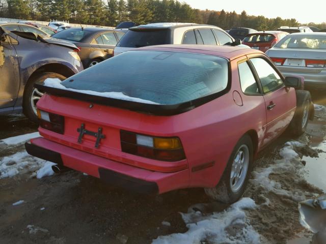 WP0AA0948GN457093 - 1986 PORSCHE 944 RED photo 4