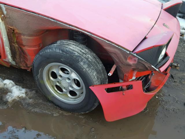 WP0AA0948GN457093 - 1986 PORSCHE 944 RED photo 9