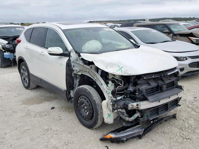 2HKRW2H84JH608586 - 2018 HONDA CR-V EXL WHITE photo 1