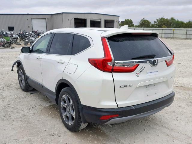 2HKRW2H84JH608586 - 2018 HONDA CR-V EXL WHITE photo 3