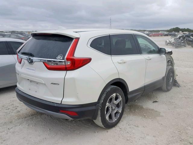 2HKRW2H84JH608586 - 2018 HONDA CR-V EXL WHITE photo 4