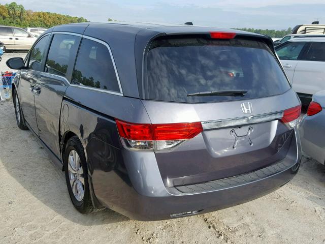 5FNRL5H60GB019809 - 2016 HONDA ODYSSEY EX GRAY photo 3