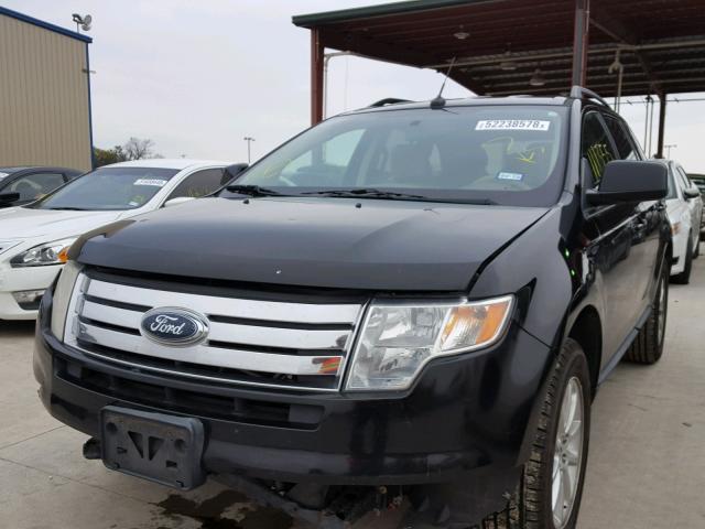 2FMDK38C29BA86348 - 2009 FORD EDGE SEL BLACK photo 2