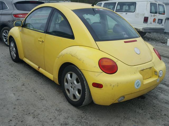 3VWCK21CX3M404997 - 2003 VOLKSWAGEN NEW BEETLE YELLOW photo 3