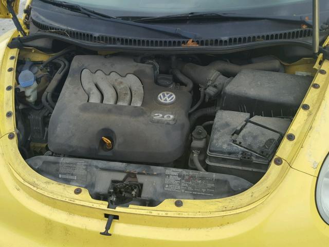 3VWCK21CX3M404997 - 2003 VOLKSWAGEN NEW BEETLE YELLOW photo 7