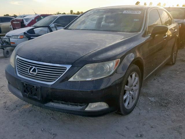 JTHBL46F785061622 - 2008 LEXUS LS 460 BLACK photo 2