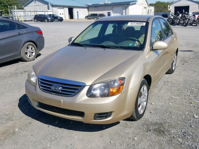 KNAFE222495665888 - 2009 KIA SPECTRA EX GOLD photo 2