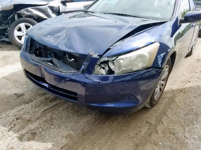 1HGCP26399A066447 - 2009 HONDA ACCORD LX BLUE photo 9