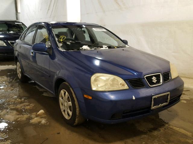 KL5JD52Z64K048877 - 2004 SUZUKI FORENZA S BLUE photo 1