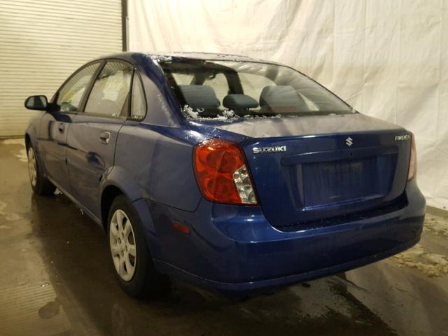 KL5JD52Z64K048877 - 2004 SUZUKI FORENZA S BLUE photo 3