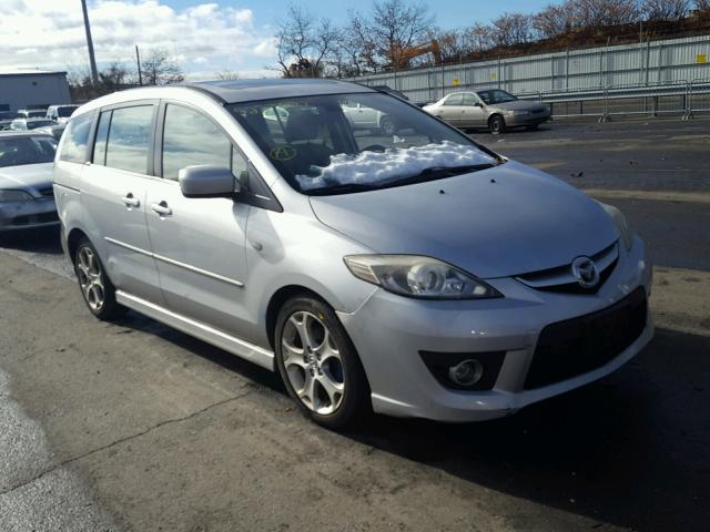 JM1CR29L980323146 - 2008 MAZDA 5 SILVER photo 1