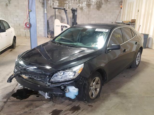 1G11B5SL8EF161857 - 2014 CHEVROLET MALIBU LS 黑色 照片 2