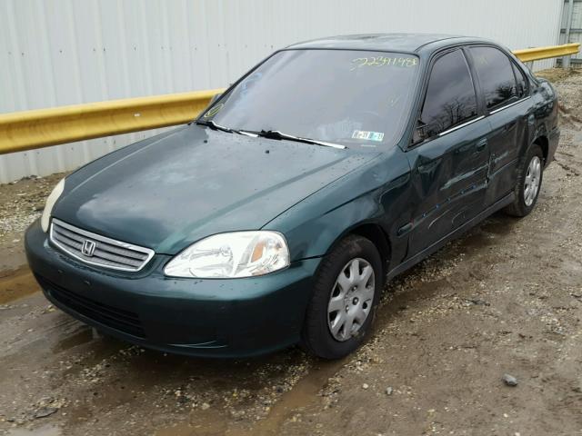 2HGEJ6619YH564311 - 2000 HONDA CIVIC BASE Yaşıl foto 2