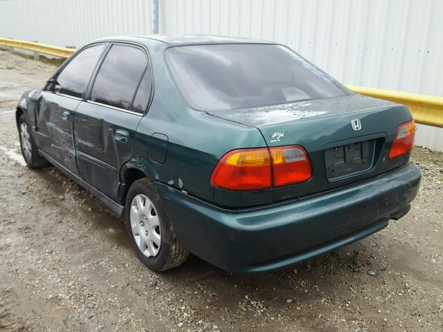 2HGEJ6619YH564311 - 2000 HONDA CIVIC BASE Yaşıl foto 3