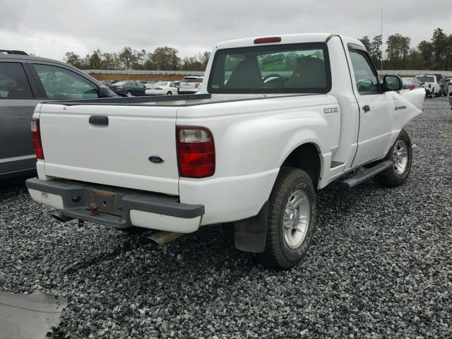 1FTYR10E91PA76884 - 2001 FORD RANGER WHITE photo 4