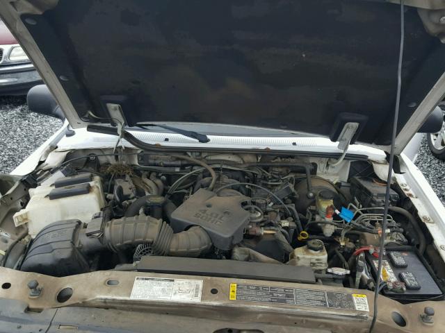 1FTYR10E91PA76884 - 2001 FORD RANGER WHITE photo 7