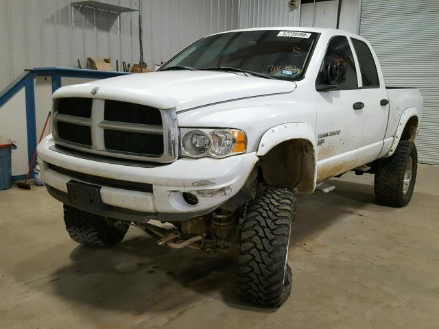 3D3KU28D03G710782 - 2003 DODGE RAM 2500 S თეთრი ფოტო 2
