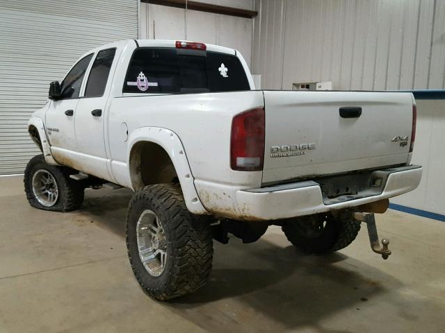 3D3KU28D03G710782 - 2003 DODGE RAM 2500 S თეთრი ფოტო 3
