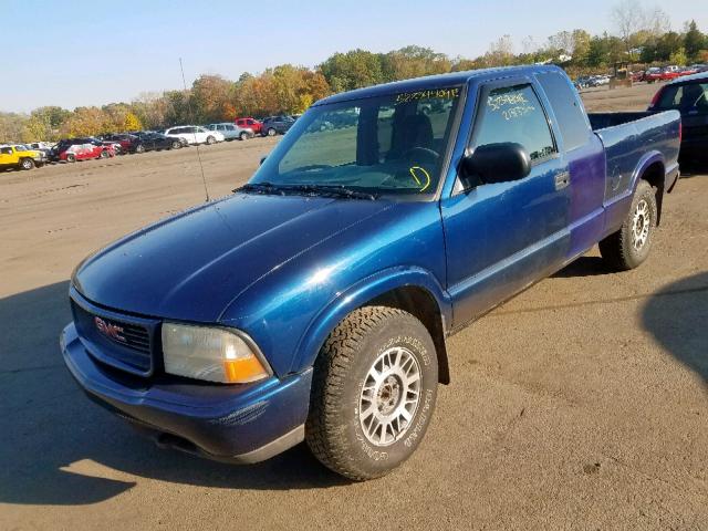 1GTDT19W1Y8128069 - 2000 GMC SONOMA BLUE photo 2