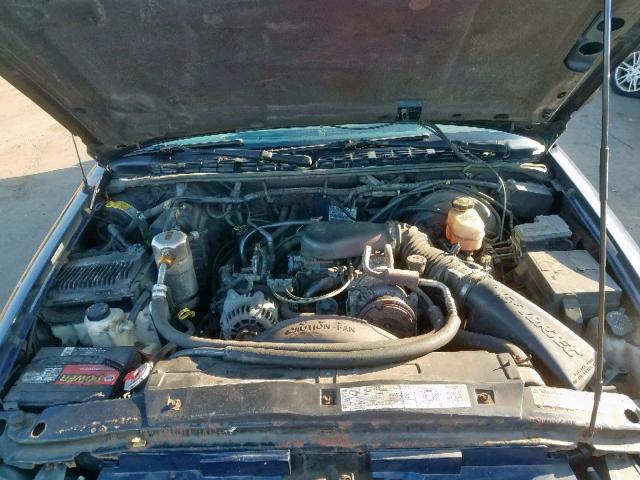 1GTDT19W1Y8128069 - 2000 GMC SONOMA BLUE photo 7