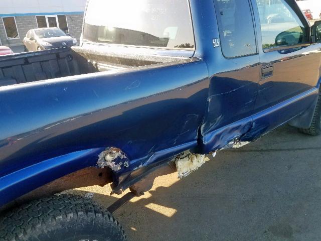 1GTDT19W1Y8128069 - 2000 GMC SONOMA BLUE photo 9