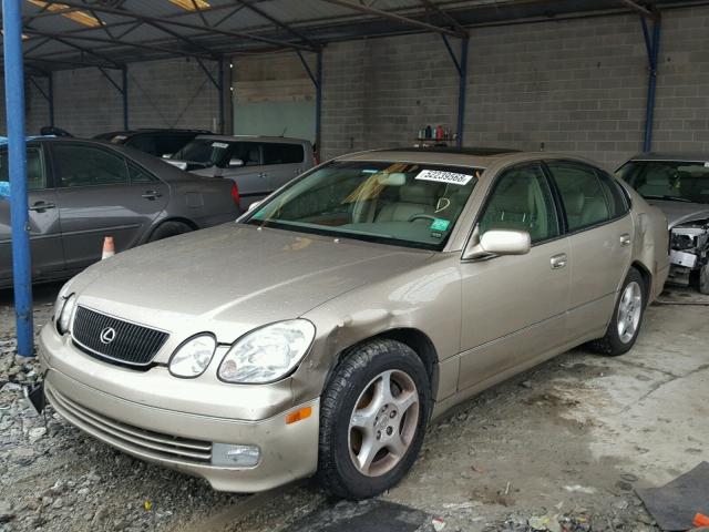 JT8BD68S4Y0085134 - 2000 LEXUS GS 300 BEIGE photo 2