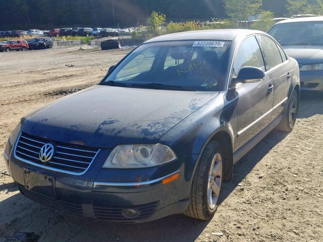 WVWRH63B74P243690 - 2004 VOLKSWAGEN PASSAT GLX BLACK photo 2