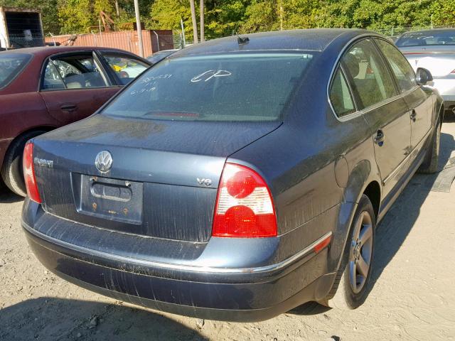 WVWRH63B74P243690 - 2004 VOLKSWAGEN PASSAT GLX BLACK photo 4