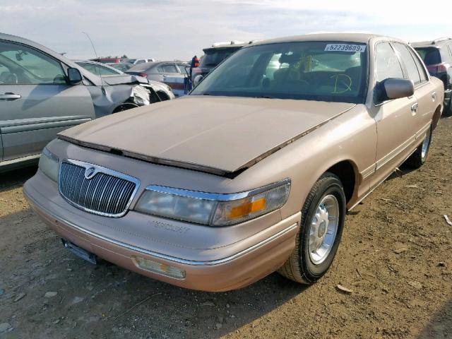 2MELM75W0TX643833 - 1996 MERCURY GRAND MARQ BEIGE photo 2