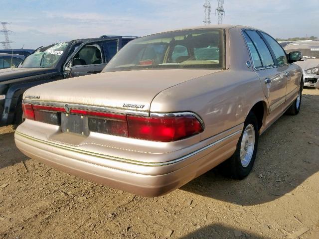 2MELM75W0TX643833 - 1996 MERCURY GRAND MARQ BEIGE photo 4