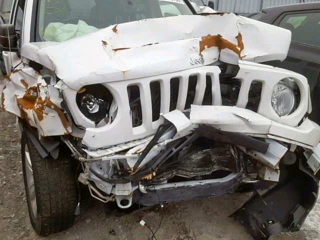 1C4NJRAB3DD243274 - 2013 JEEP PATRIOT WHITE photo 9