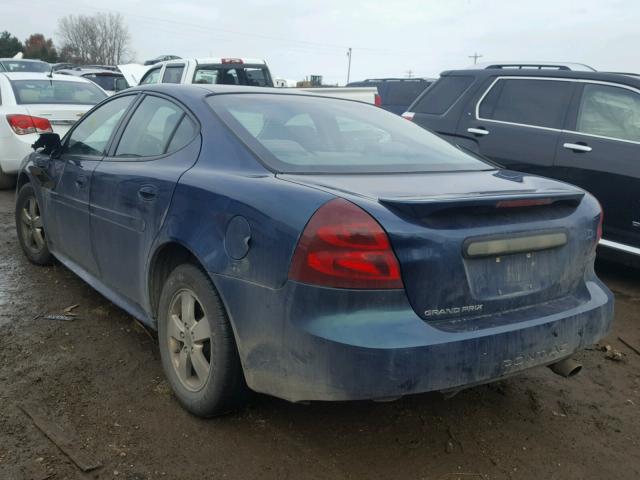2G2WP522251184391 - 2005 PONTIAC GRAND PRIX BLUE photo 3