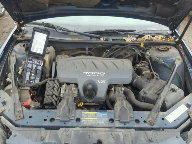 2G2WP522251184391 - 2005 PONTIAC GRAND PRIX BLUE photo 7