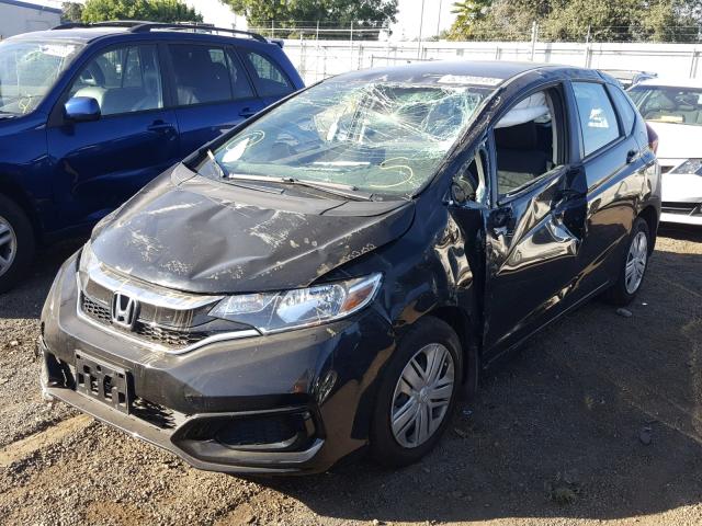 3HGGK5H49JM735363 - 2018 HONDA FIT LX BLACK photo 2