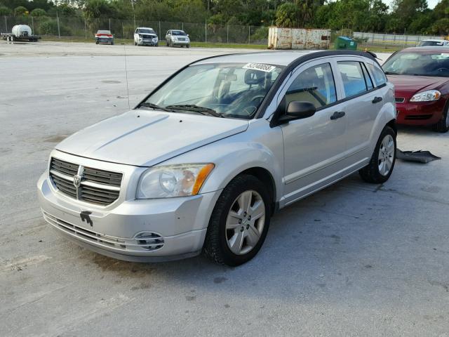 1B3HB48B27D239399 - 2007 DODGE CALIBER SX SILVER photo 2