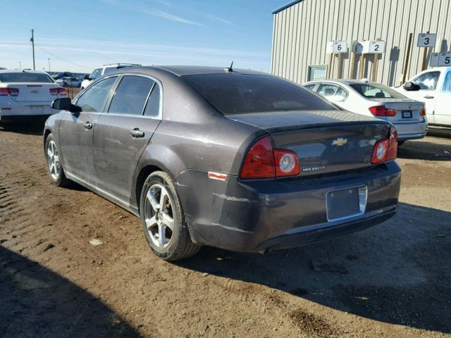 1G1ZC5E1XBF320920 - 2011 CHEVROLET MALIBU 1LT ნაცრისფერი ფოტო 3