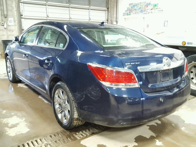 1G4GD5ED2BF202913 - 2011 BUICK LACROSSE C BLUE photo 3