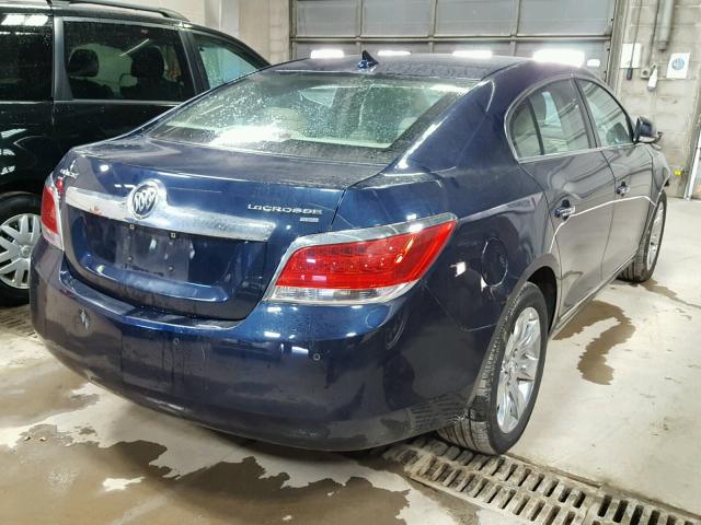 1G4GD5ED2BF202913 - 2011 BUICK LACROSSE C BLUE photo 4