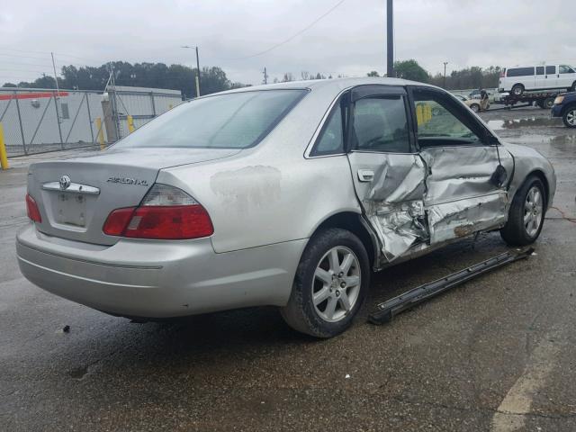 4T1BF28BX3U289647 - 2003 TOYOTA AVALON XL SILVER photo 4