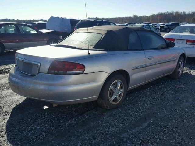 1C3EL45X82N272963 - 2002 CHRYSLER SEBRING LX SILVER photo 4