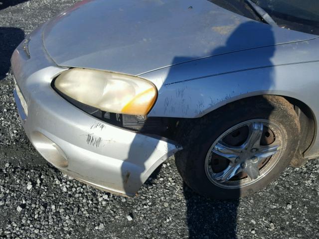 1C3EL45X82N272963 - 2002 CHRYSLER SEBRING LX SILVER photo 9