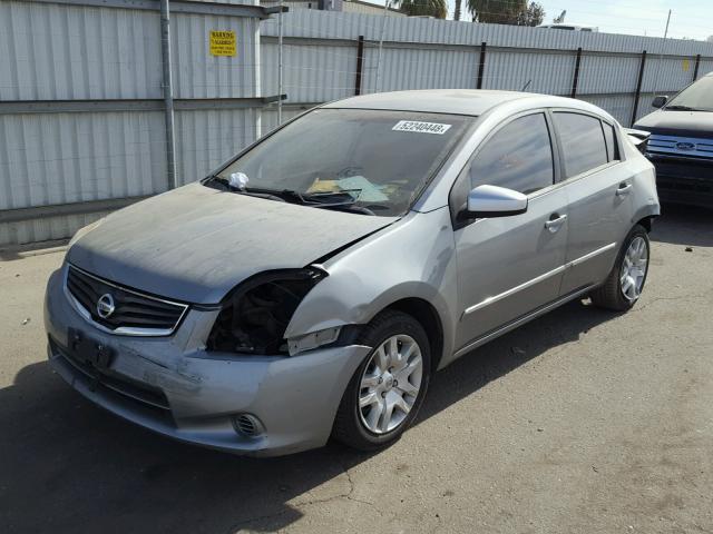 3N1AB6AP2CL730449 - 2012 NISSAN SENTRA 2.0 GRAY photo 2