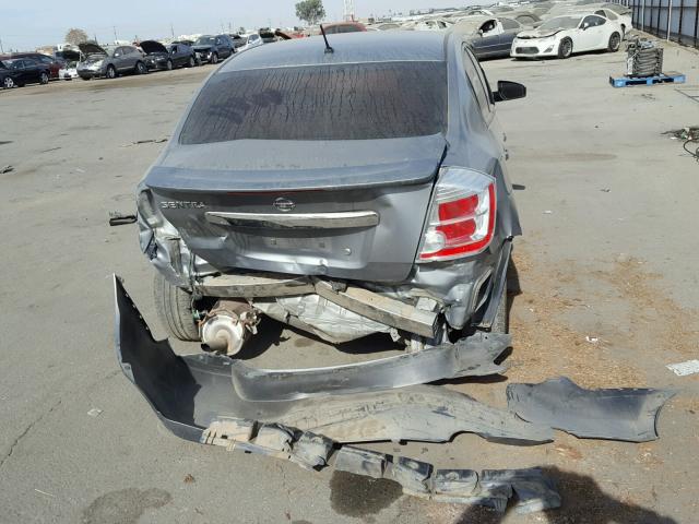 3N1AB6AP2CL730449 - 2012 NISSAN SENTRA 2.0 GRAY photo 9