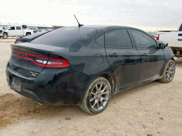 1C3CDFBB8ED909840 - 2014 DODGE DART SXT BLACK photo 4