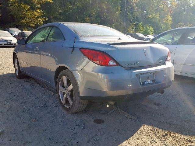 1G2ZH361074108532 - 2007 PONTIAC G6 GT BLUE photo 3