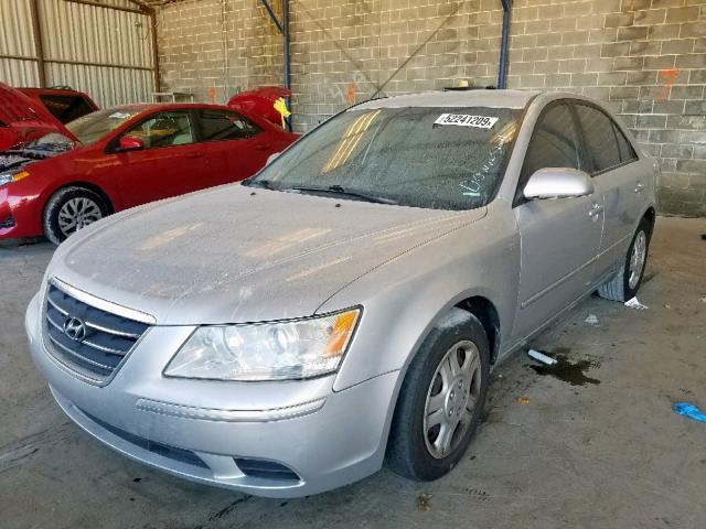 5NPET46C39H463126 - 2009 HYUNDAI SONATA GLS SILVER photo 2