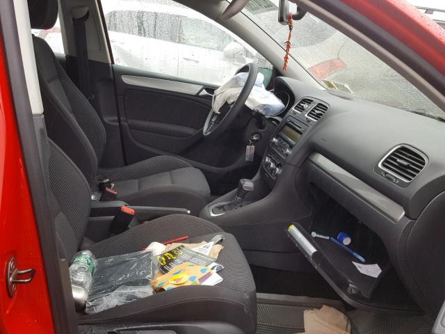 WVWDB7AJ3BW116224 - 2011 VOLKSWAGEN GOLF 红色 照片 5
